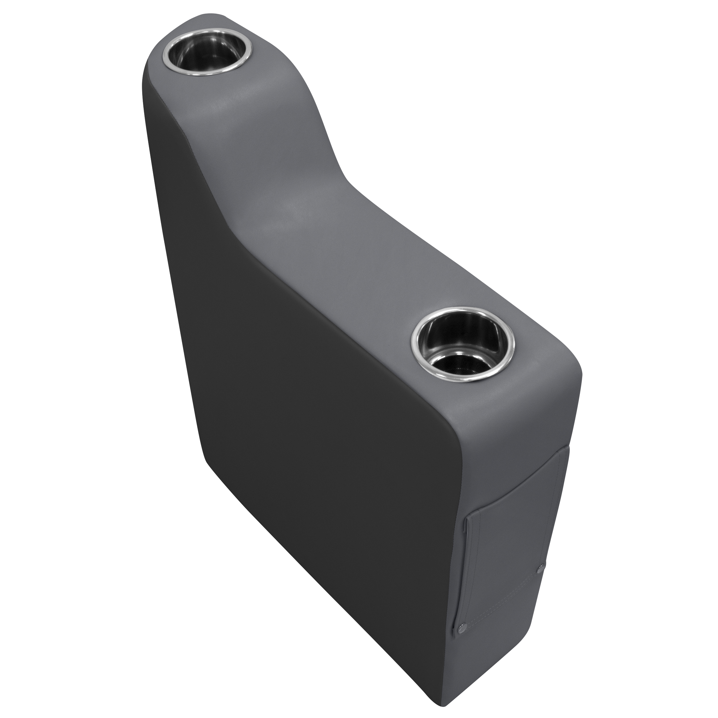 Wise 3010-1890 Premier Series Pontoon Right Radius Arm Rest, Slate / Dark Neutral