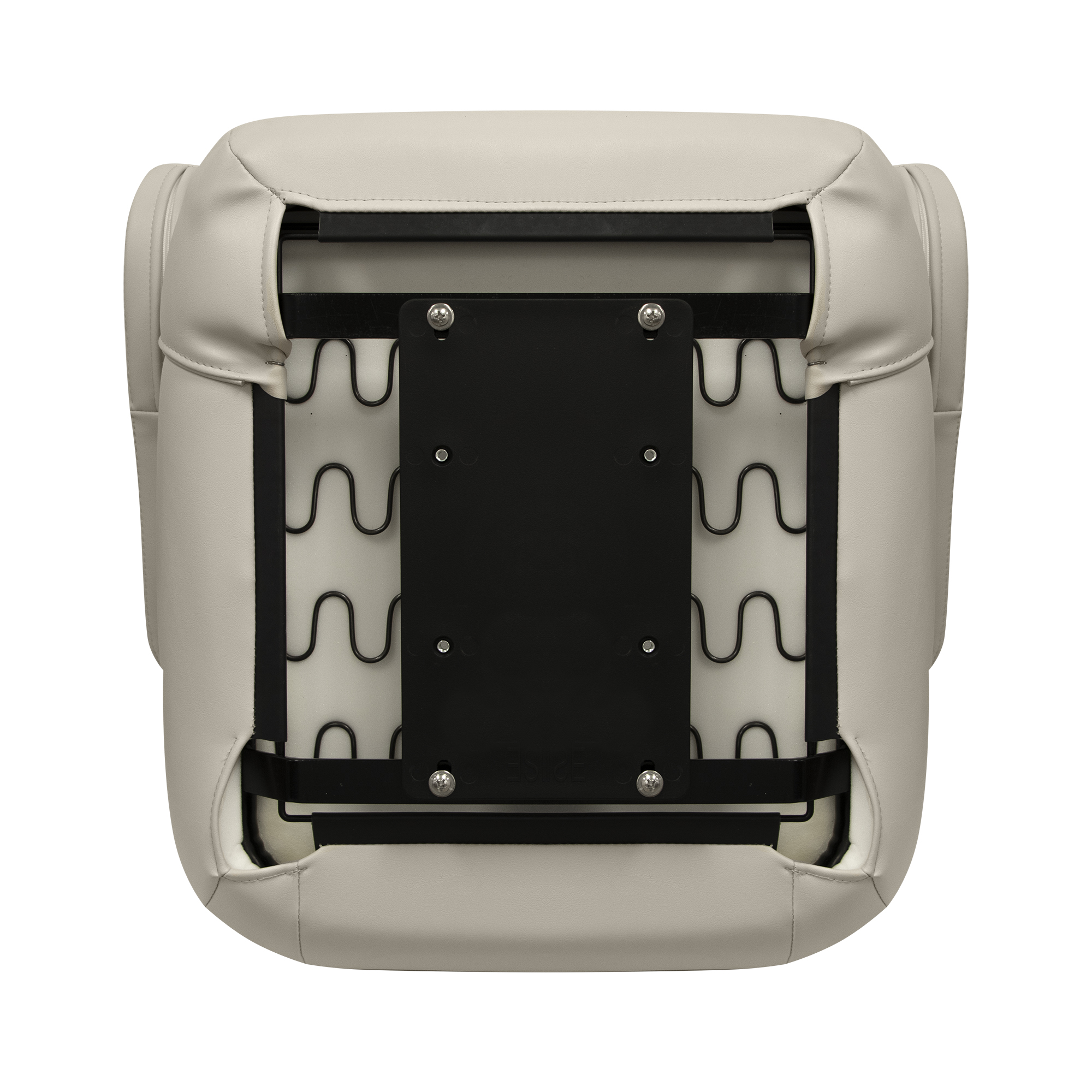 Wise 3126-990 Premier Series High Back Pontoon Reclining Helm with Flip Up Arm Rests Platinum