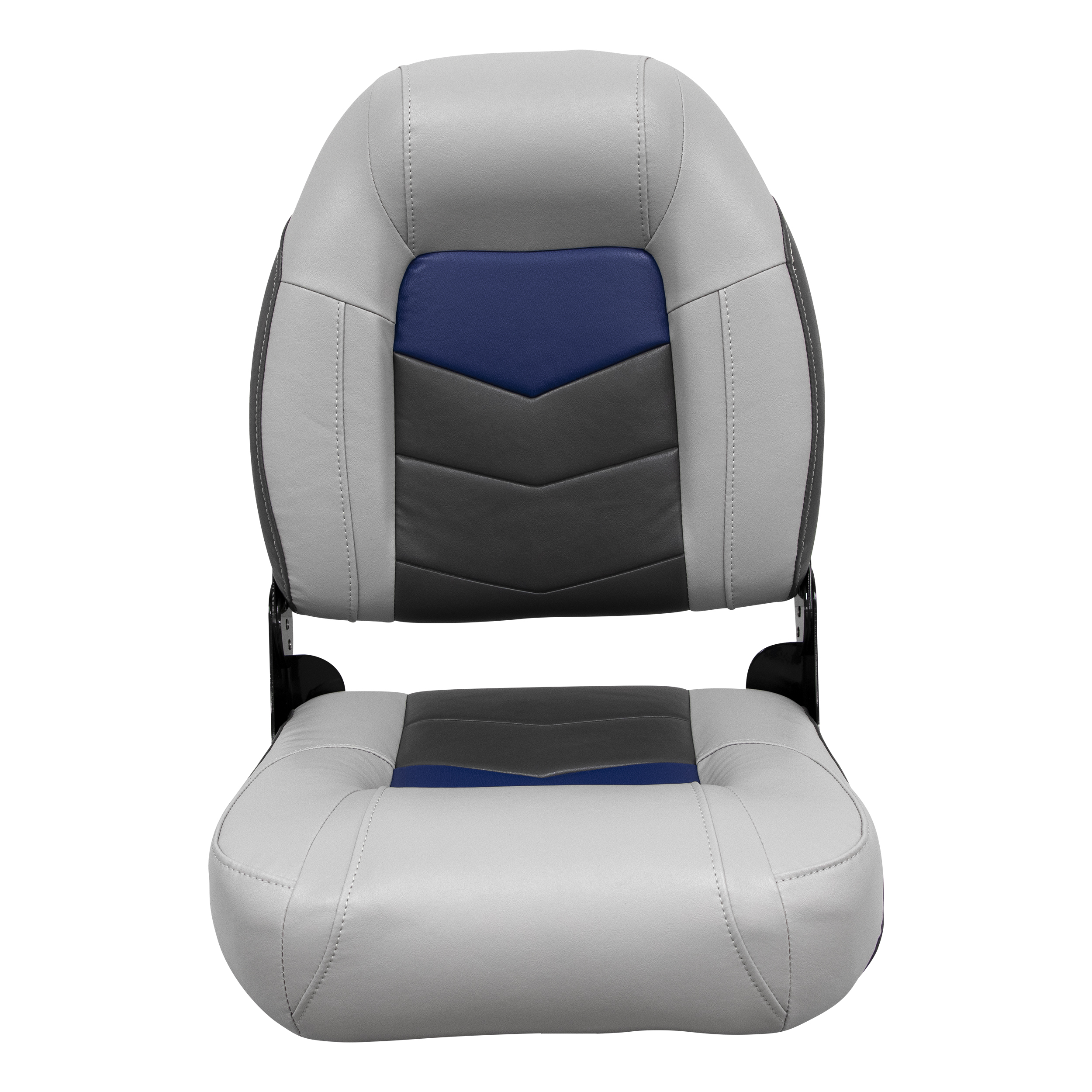 Wise 3304-1880 Pro-Angler Series High Back Boat Seat Marble Grey / Blueberry / Charcoal