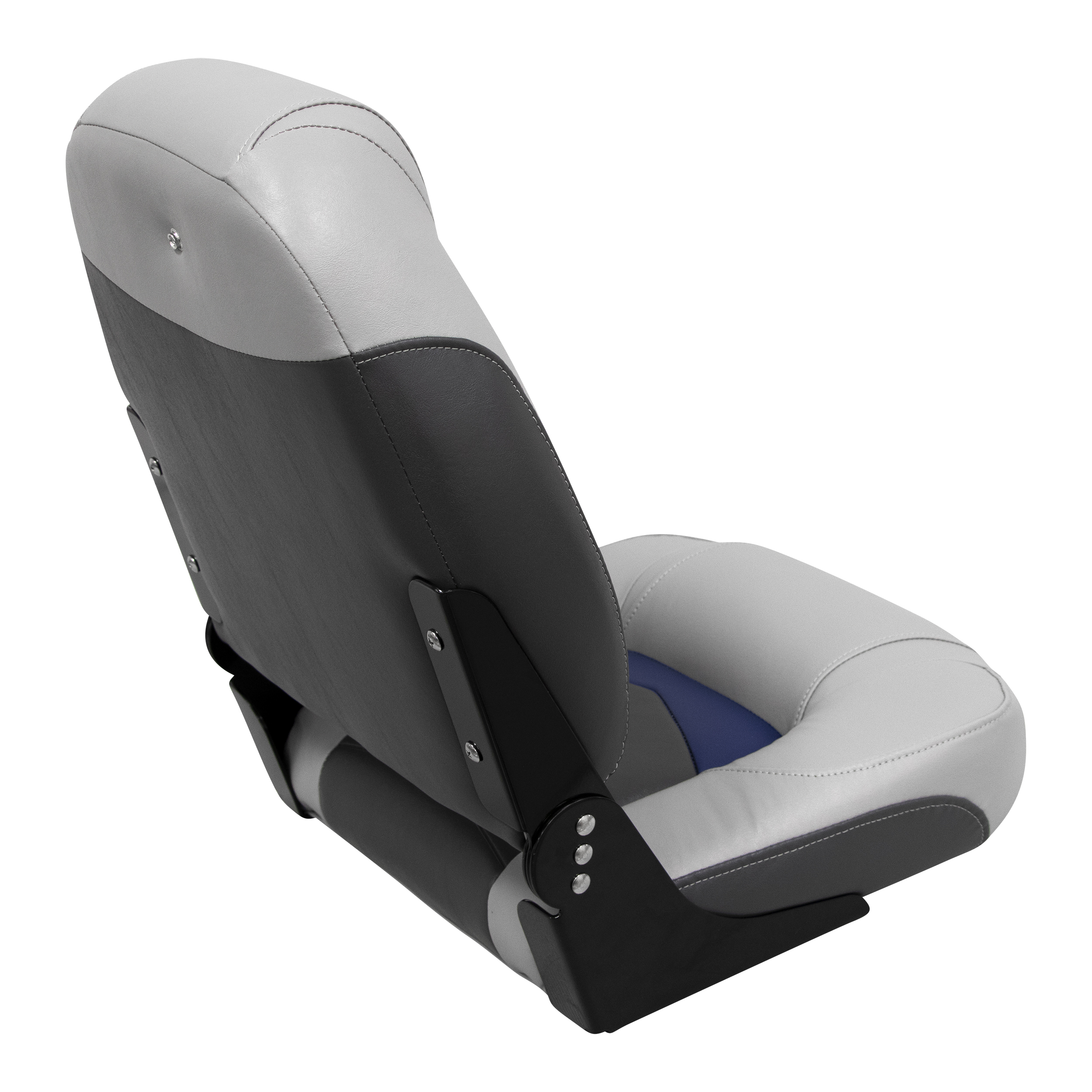 Wise 3304-1880 Pro-Angler Series High Back Boat Seat Marble Grey / Blueberry / Charcoal