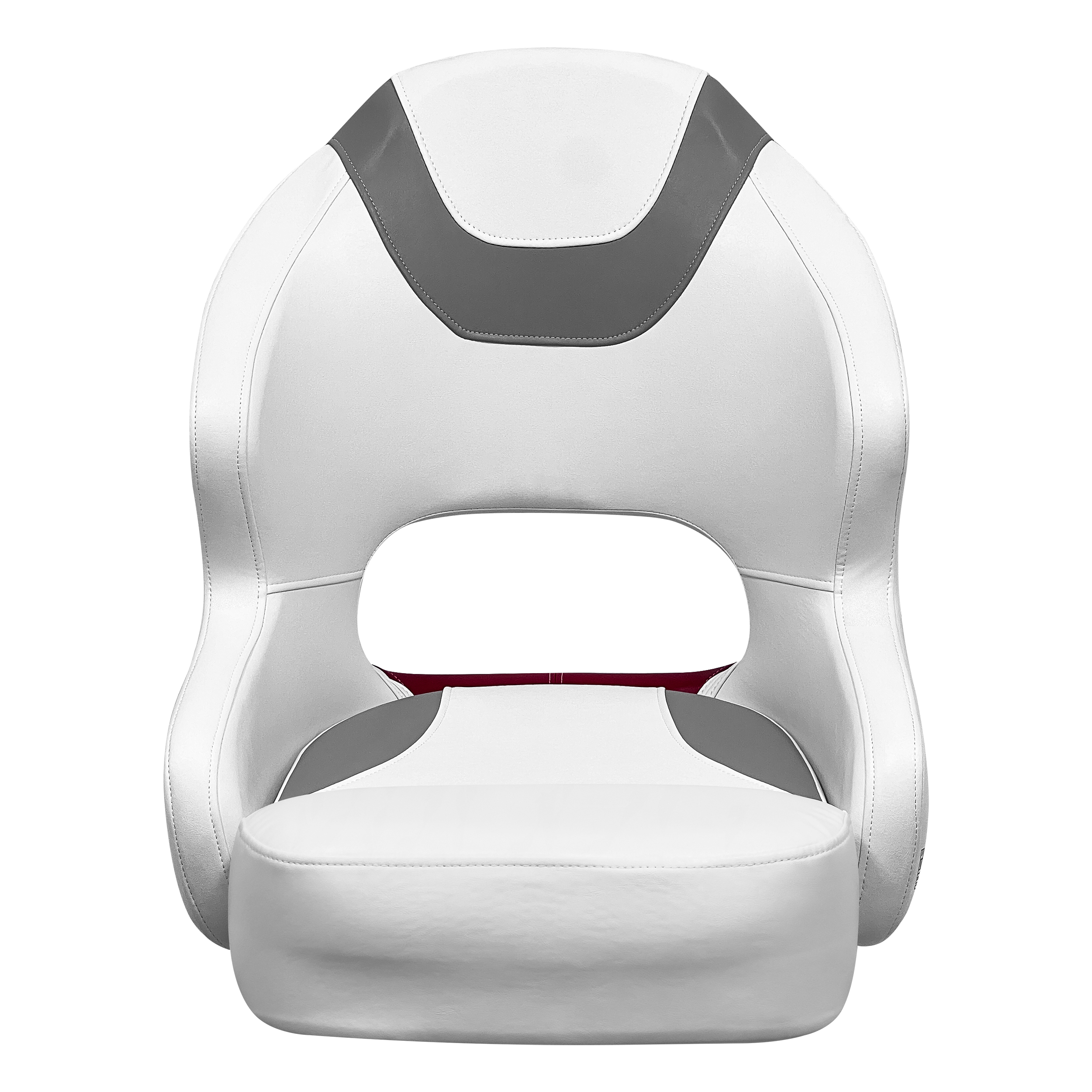 Wise 3314-1774 Baja Series Bucket Seat – Brite White / Grey / Dark Red