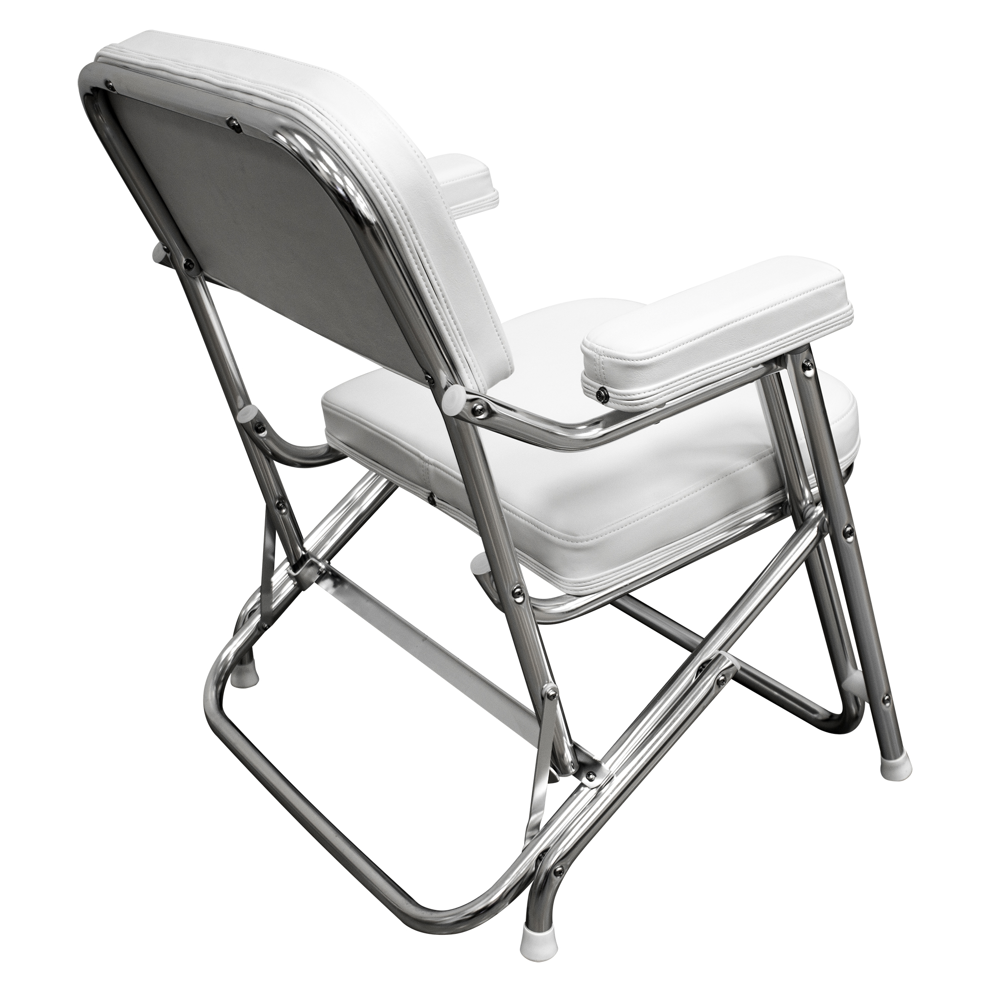 Wise 3316-784 Offshore Series Folding Deck Chair – Brite White
