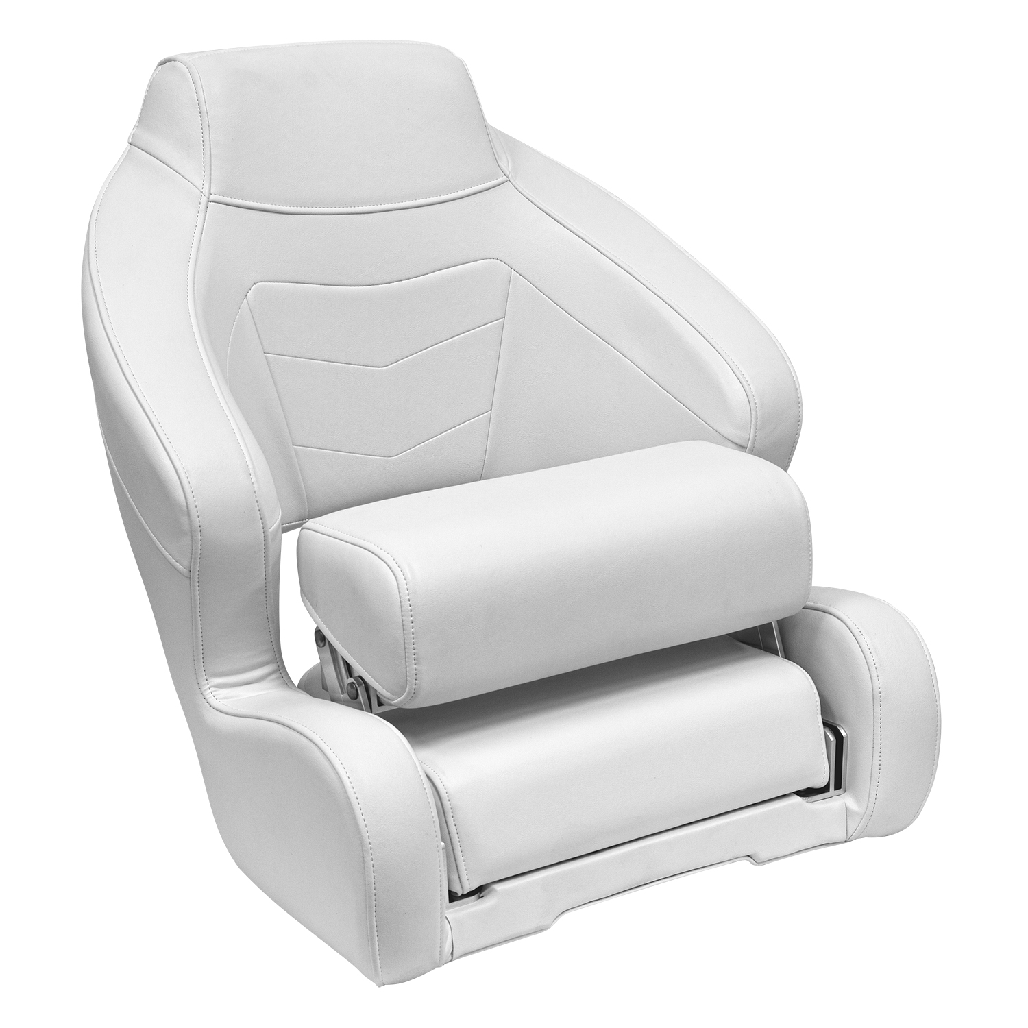 Wise 3338-784 BAJA XL Bucket Seat with Flip Up Bolster Brite White