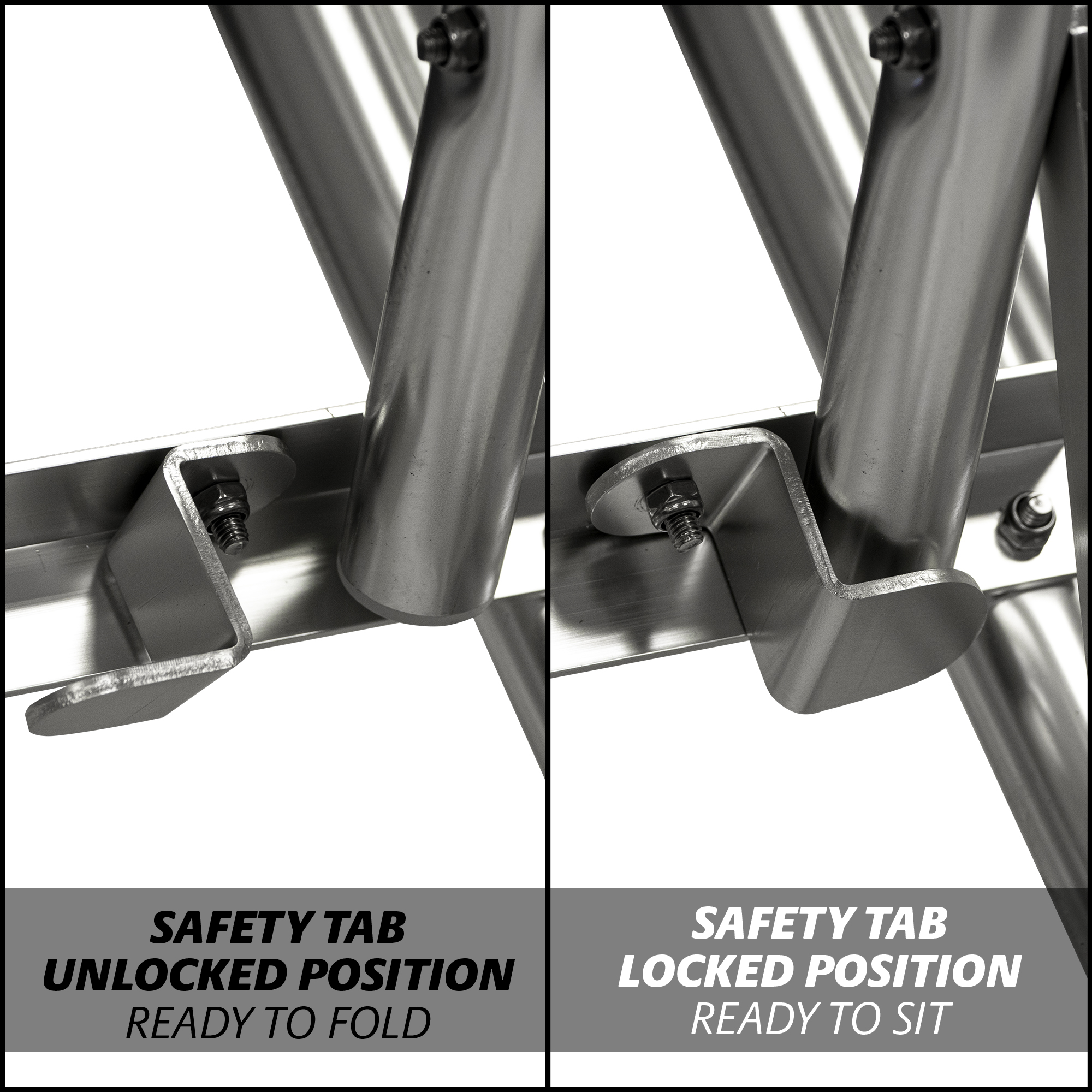 Wise 3367-784 Offshore Series Deluxe Folding Deck Chair – Brite White