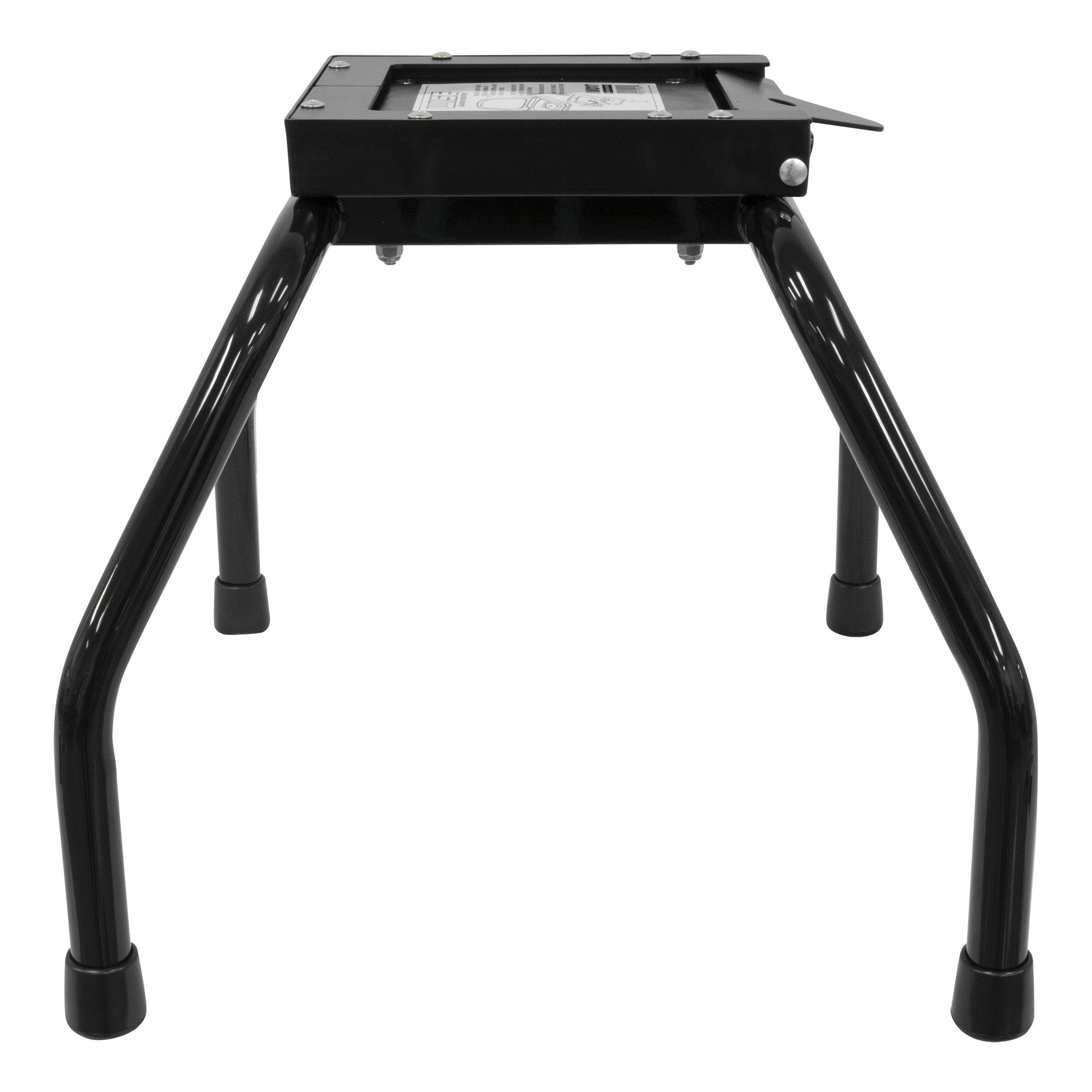 Wise 8WD1174 Portable Seat Stand for Boat Seats with 8WD17 Quick Release Bracket Black Powder Coat Finish