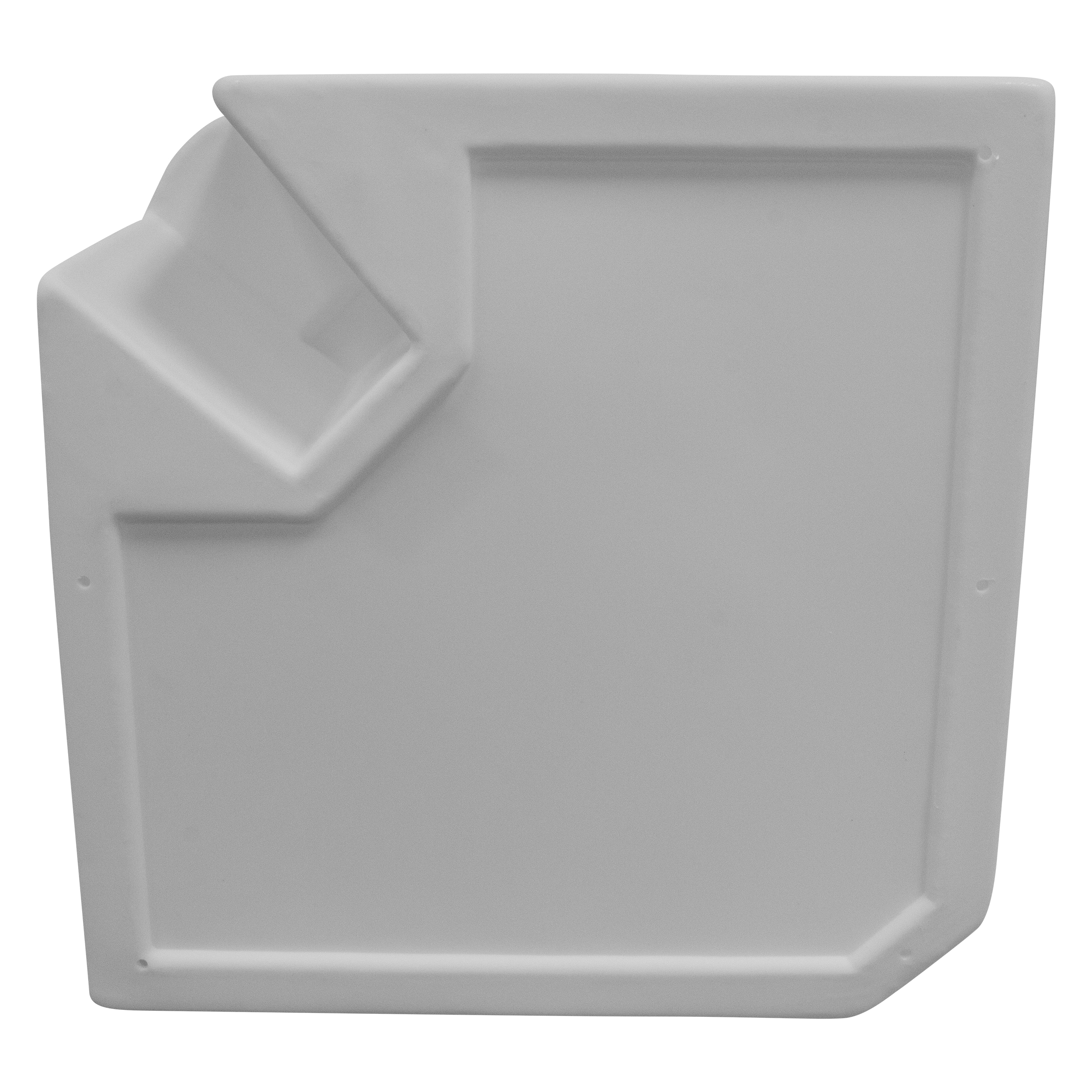 Wise 8WD133-1B-204 DLX Series Pontoon Corner Section – Base Only – White