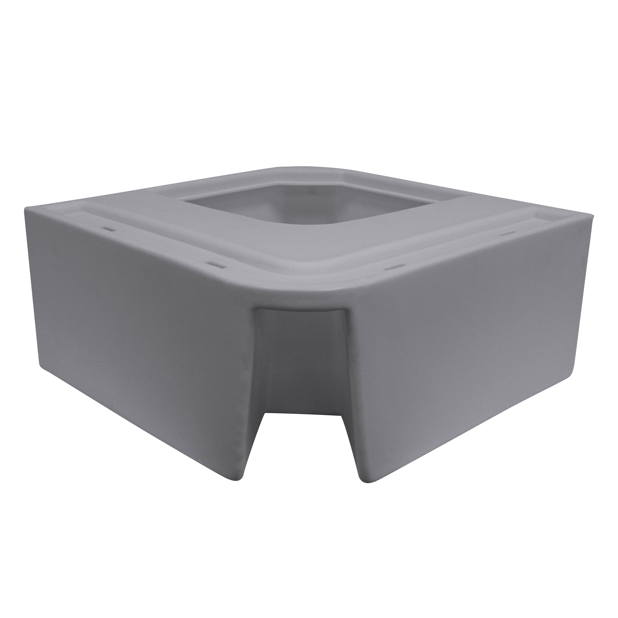 Wise 8WD133-1B-221 DLX Series Pontoon Corner Section – Base Only – Grey