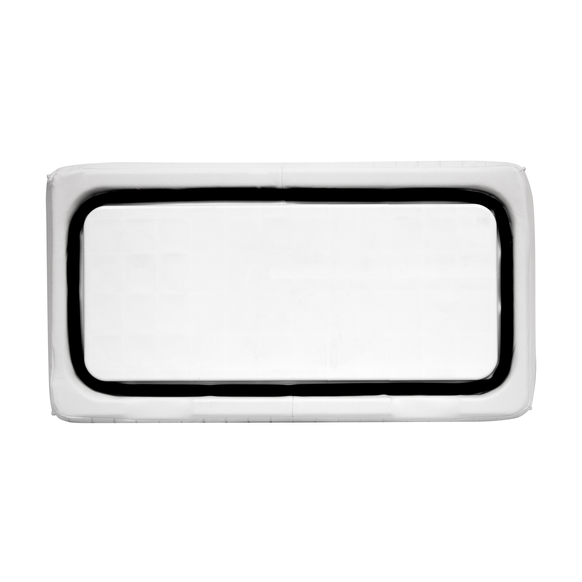 Wise 8WD437SS-R-S Replacement Seat Cushion for Wise 8WD437SS Series 62 Quart Swingback Cooler Seat White