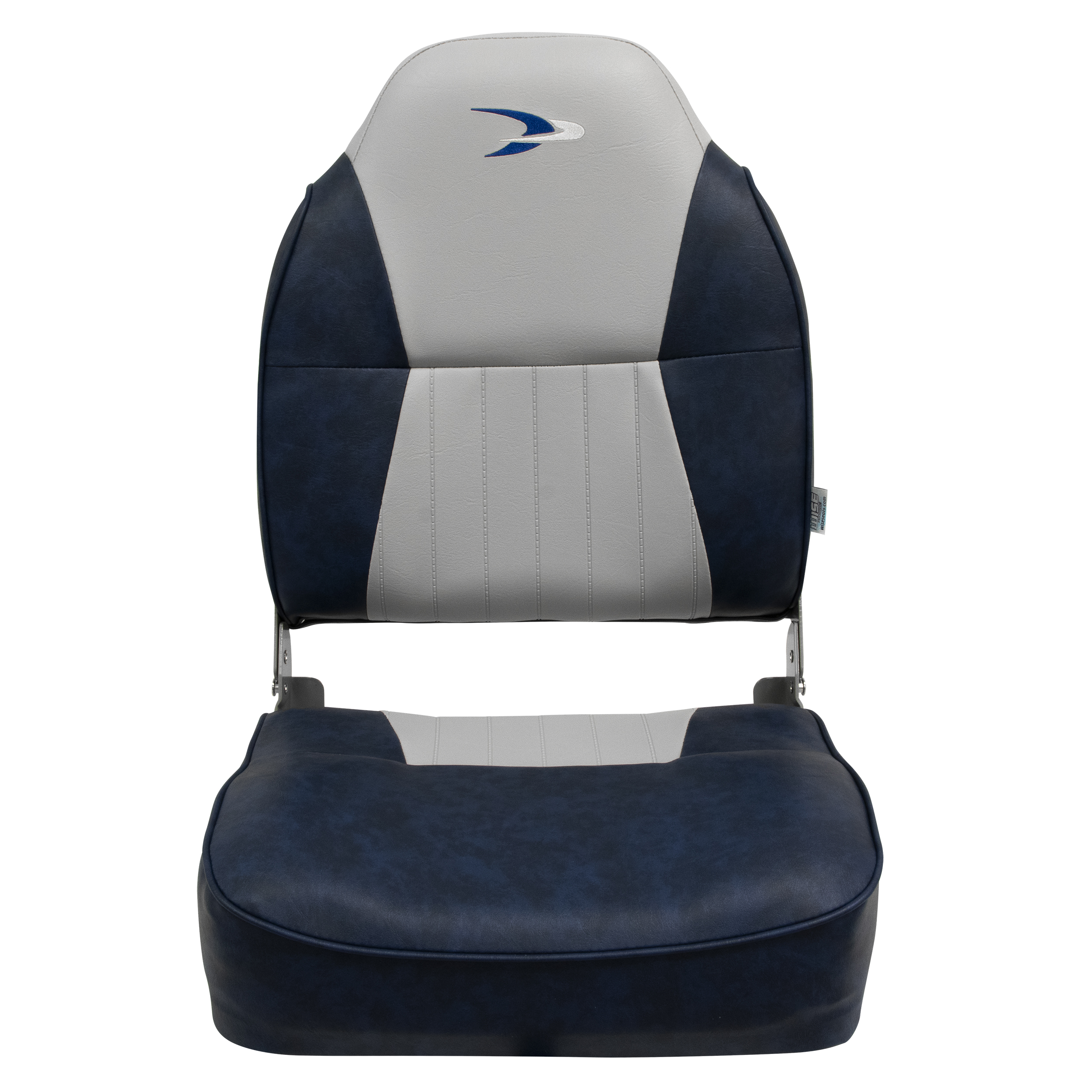 Wise 8WD640PLS-660 Lund Style High Back Fishing Boat Seat – Grey / Navy