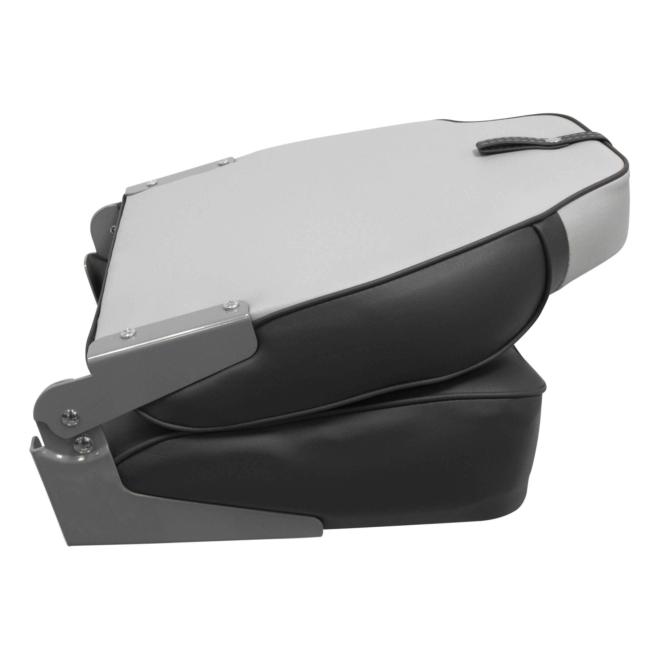 Wise 8WD640PLS-664 Lund Style High Back Fishing Boat Seat – Grey / Charcoal