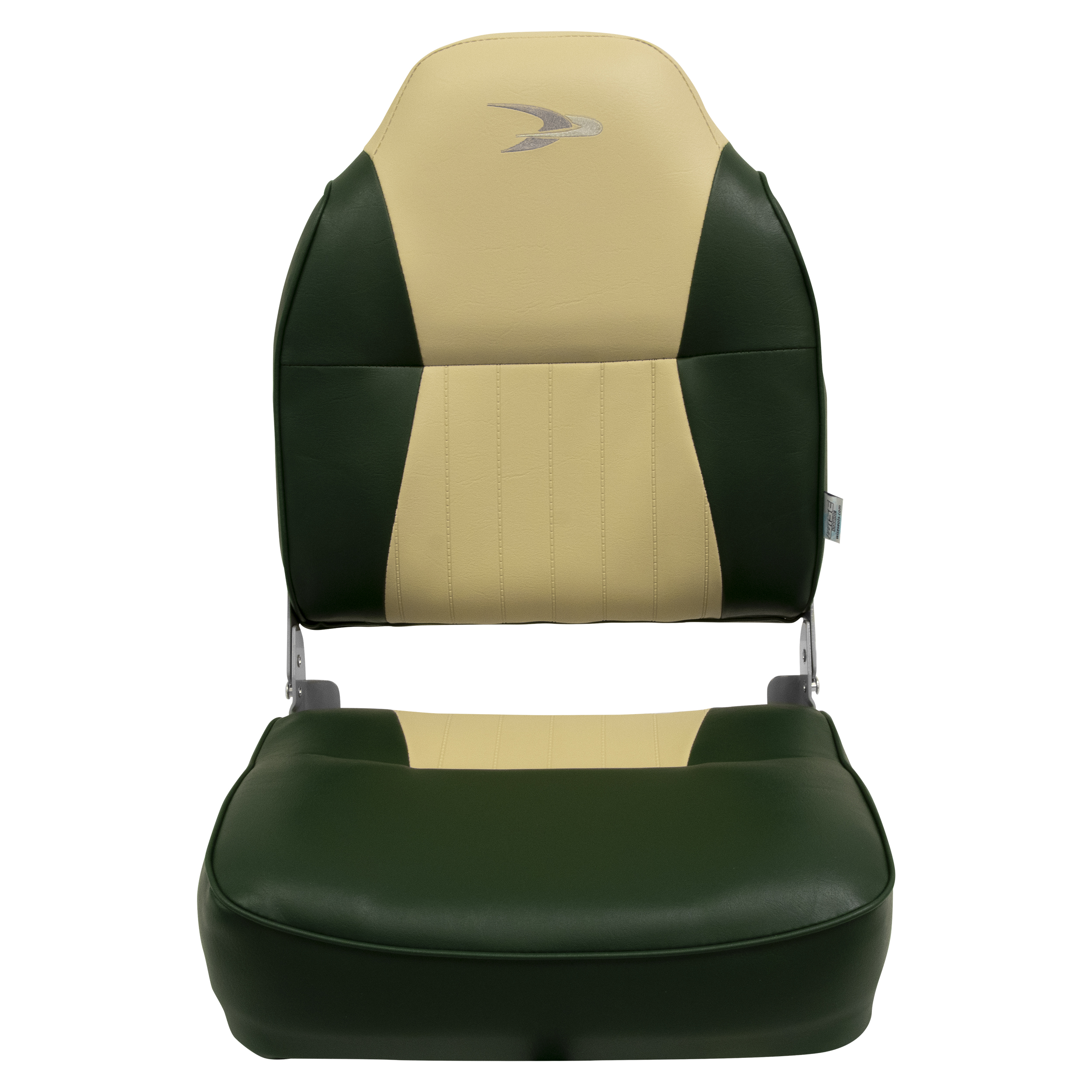 Wise 8WD640PLS-671 Lund Style High Back Fishing Boat Seat – Green / Sand