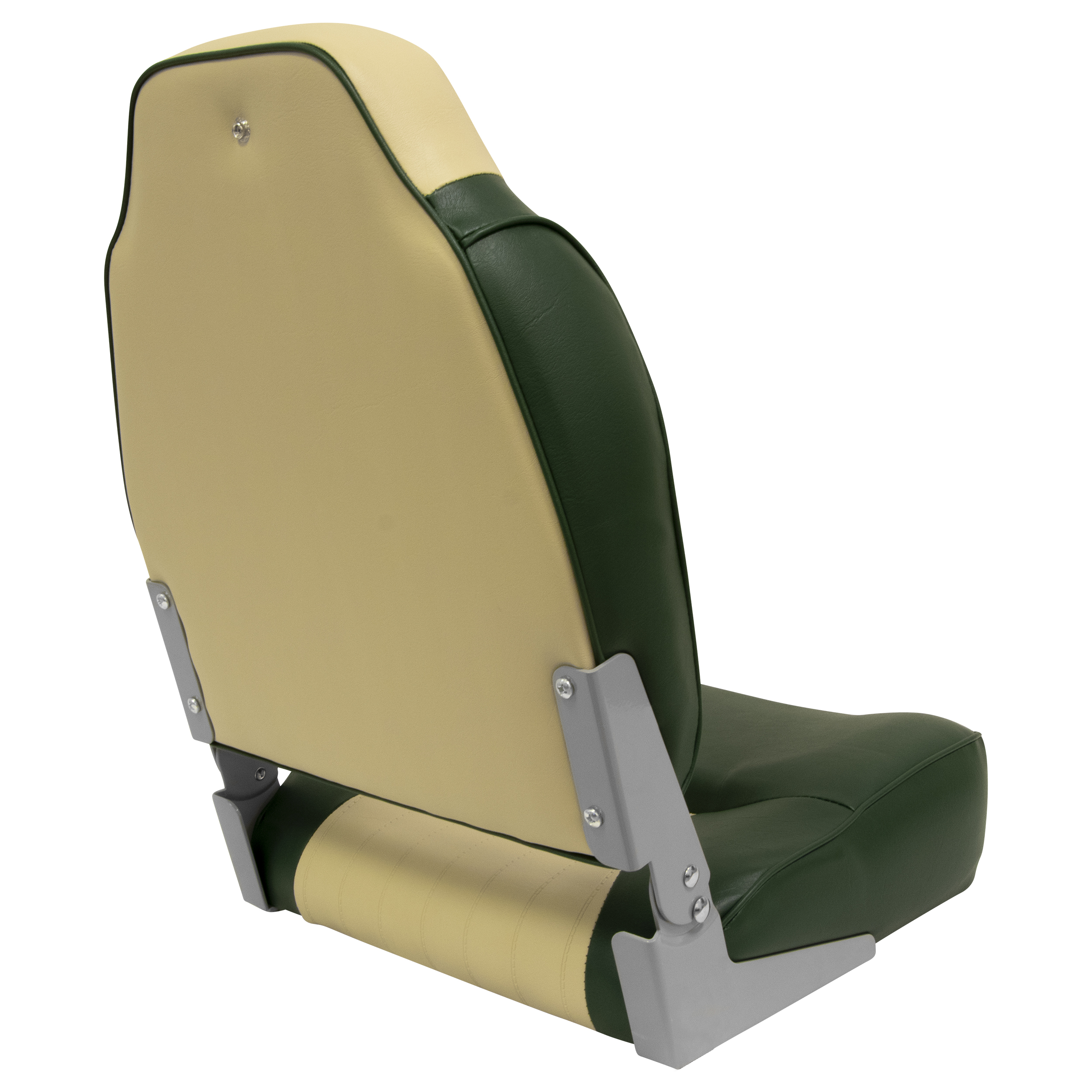 Wise 8WD640PLS-671 Lund Style High Back Fishing Boat Seat – Green / Sand