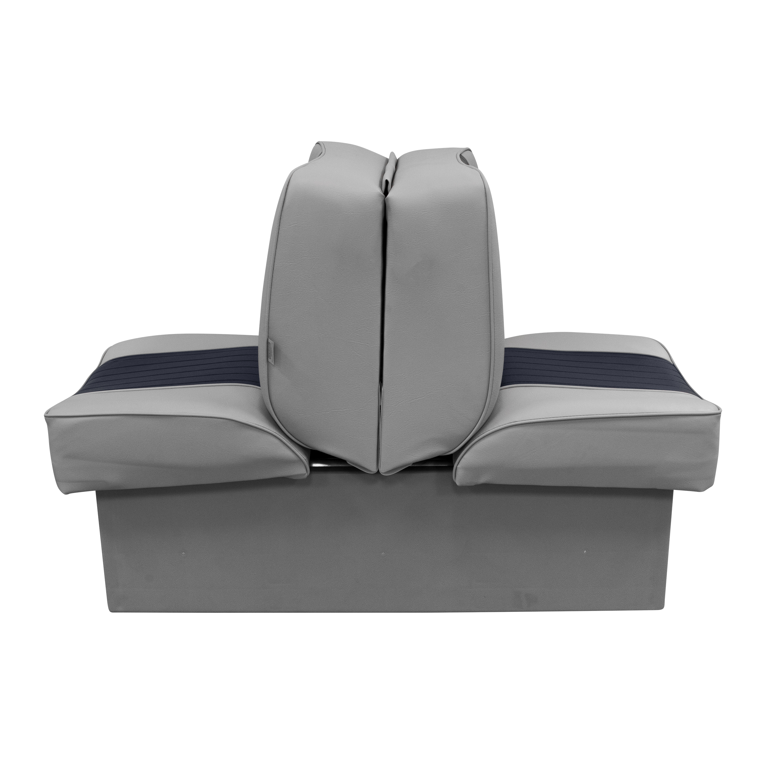 Wise 8WD707P-1-660 Deluxe Series Back to Back Lounge Seat – Grey / Navy