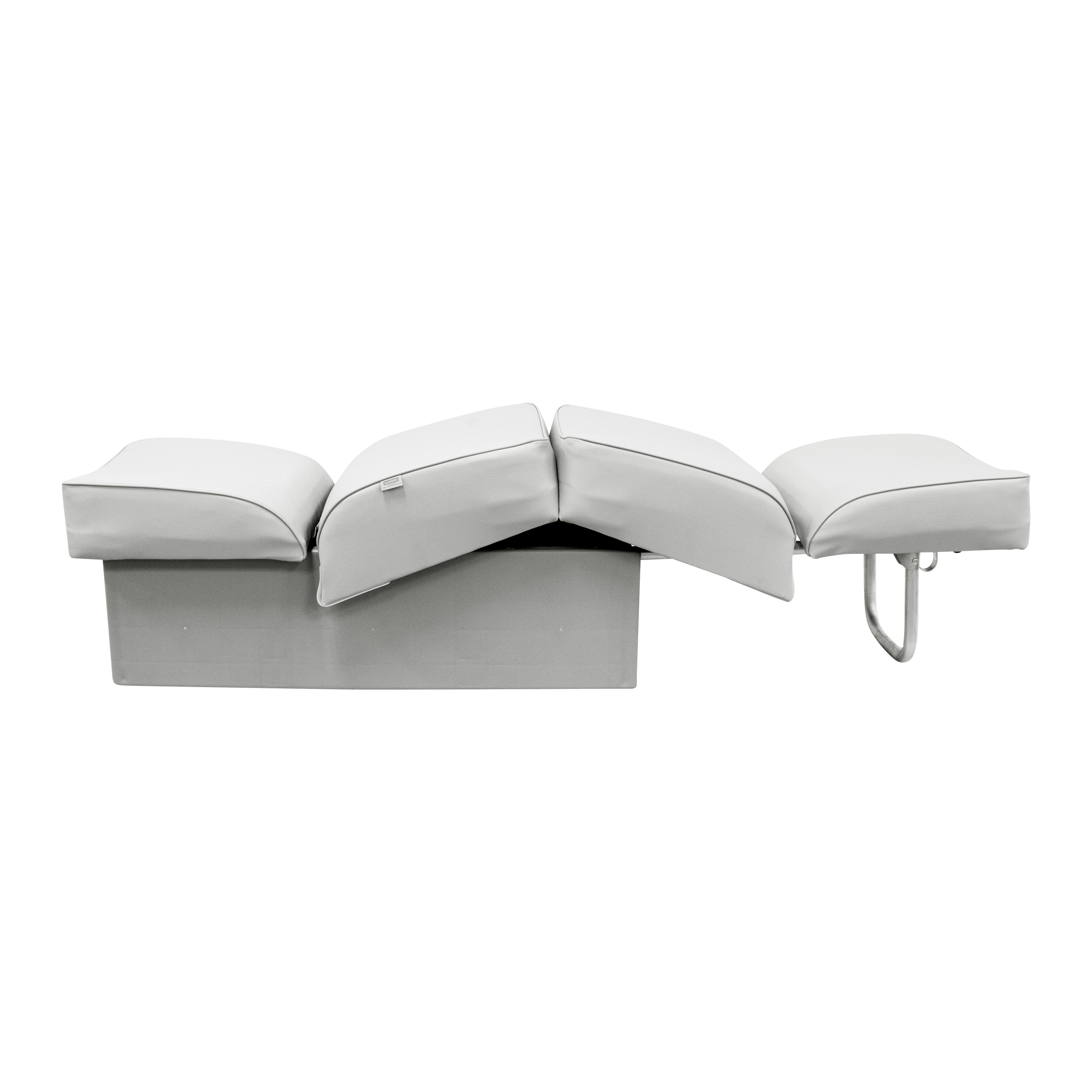 Wise 8WD707P-1-710 Deluxe Series Back to Back Lounge Seat – White