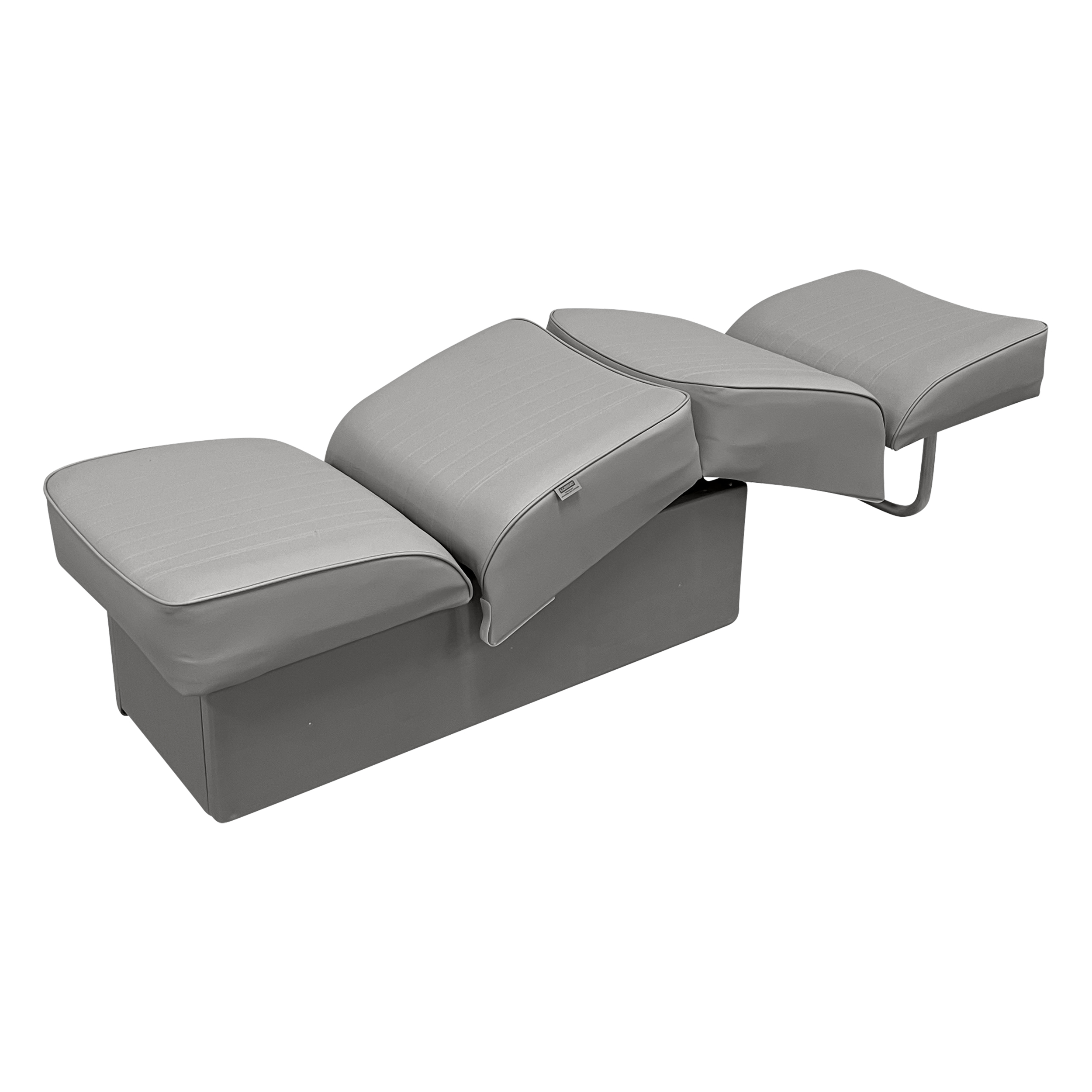 Wise 8WD707P-1-717 Deluxe Series Back to Back Lounge Seat – Grey