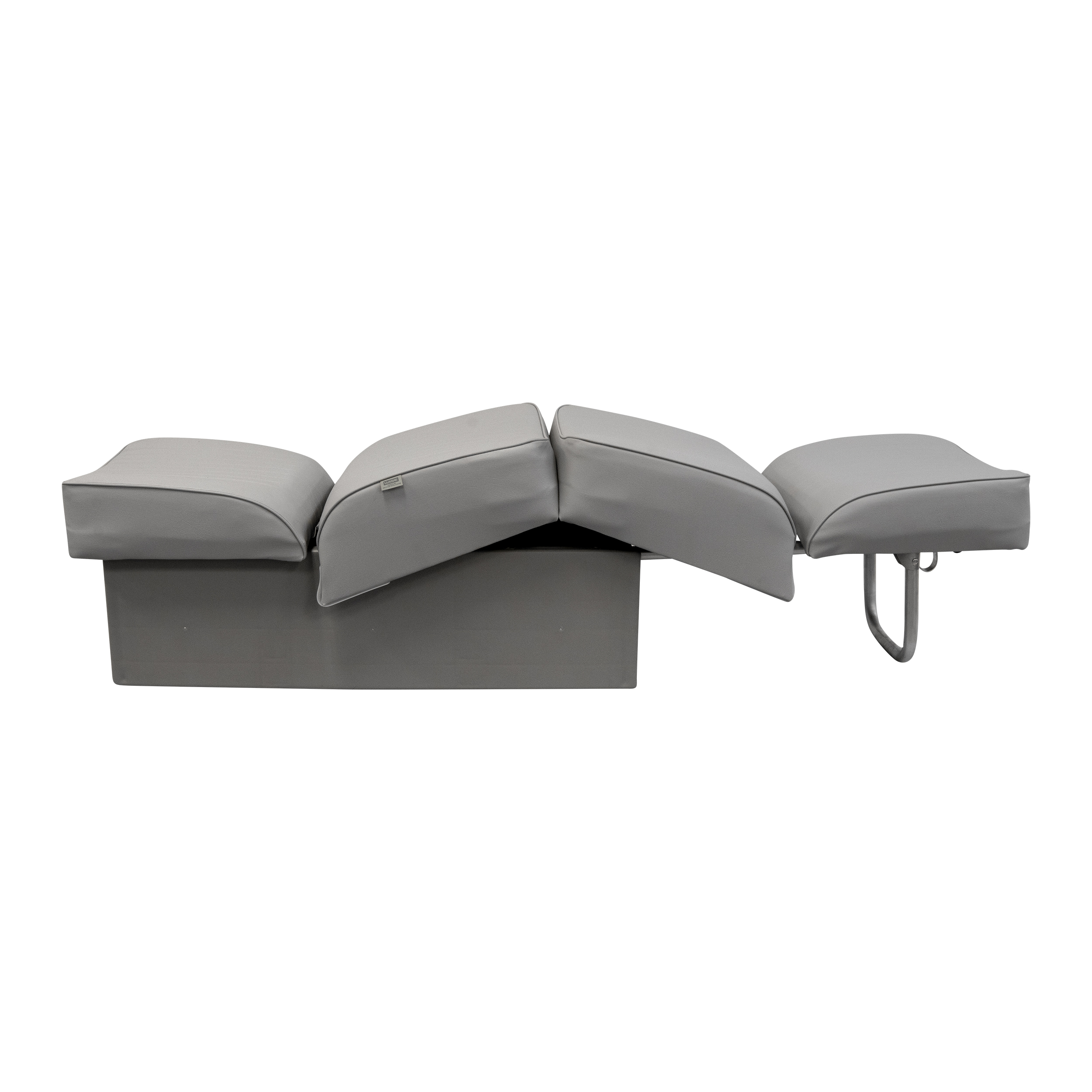 Wise 8WD707P-1-717 Deluxe Series Back to Back Lounge Seat – Grey