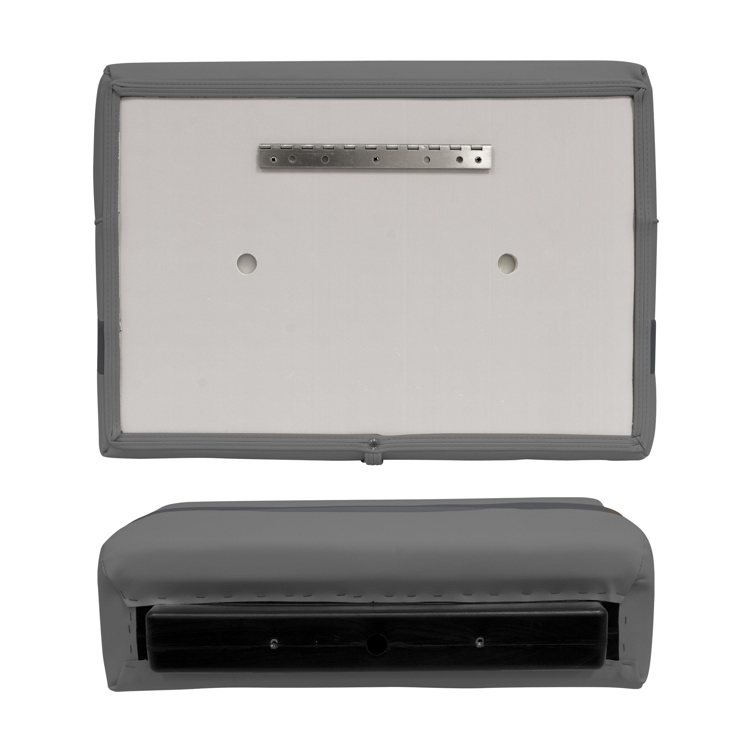 Wise BM1143-1890 Premier Series Pontoon 27″ Bench Cushion Set – Slate / Dark Neutral