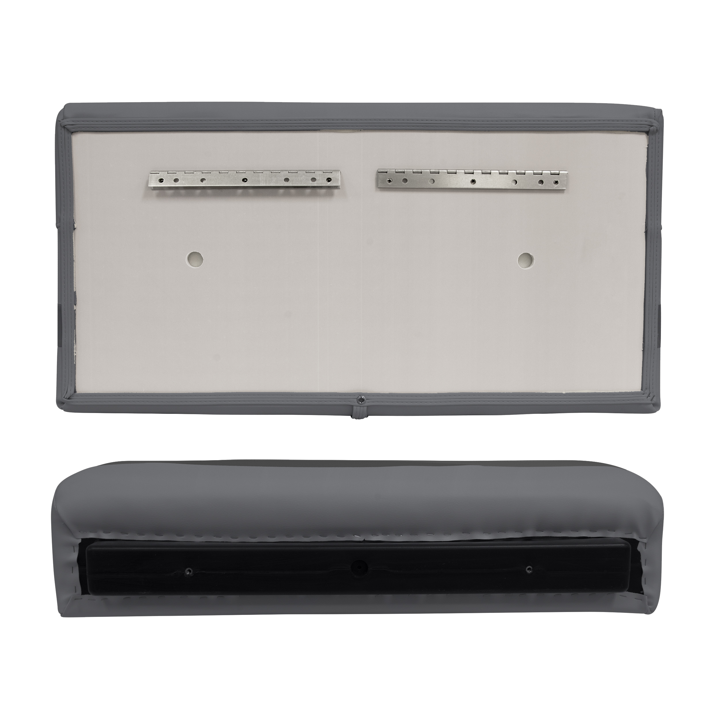 Wise BM1144-1890 Premier Series Pontoon 36″ Bench Cushion Set – Slate / Dark Neutral