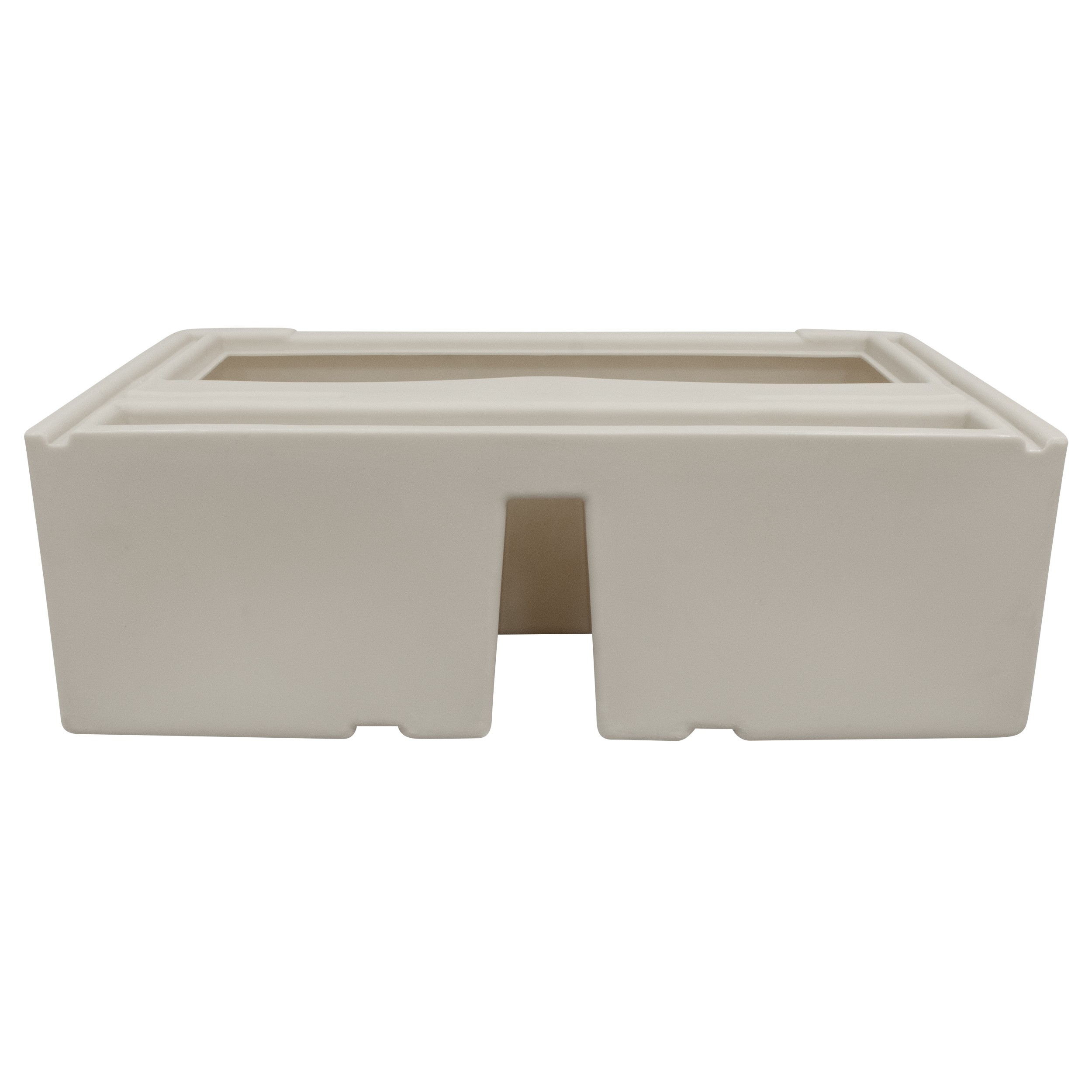 Wise BM1144-1B-990 Premier Series Pontoon 36-Inch Bench Base Only Platinum