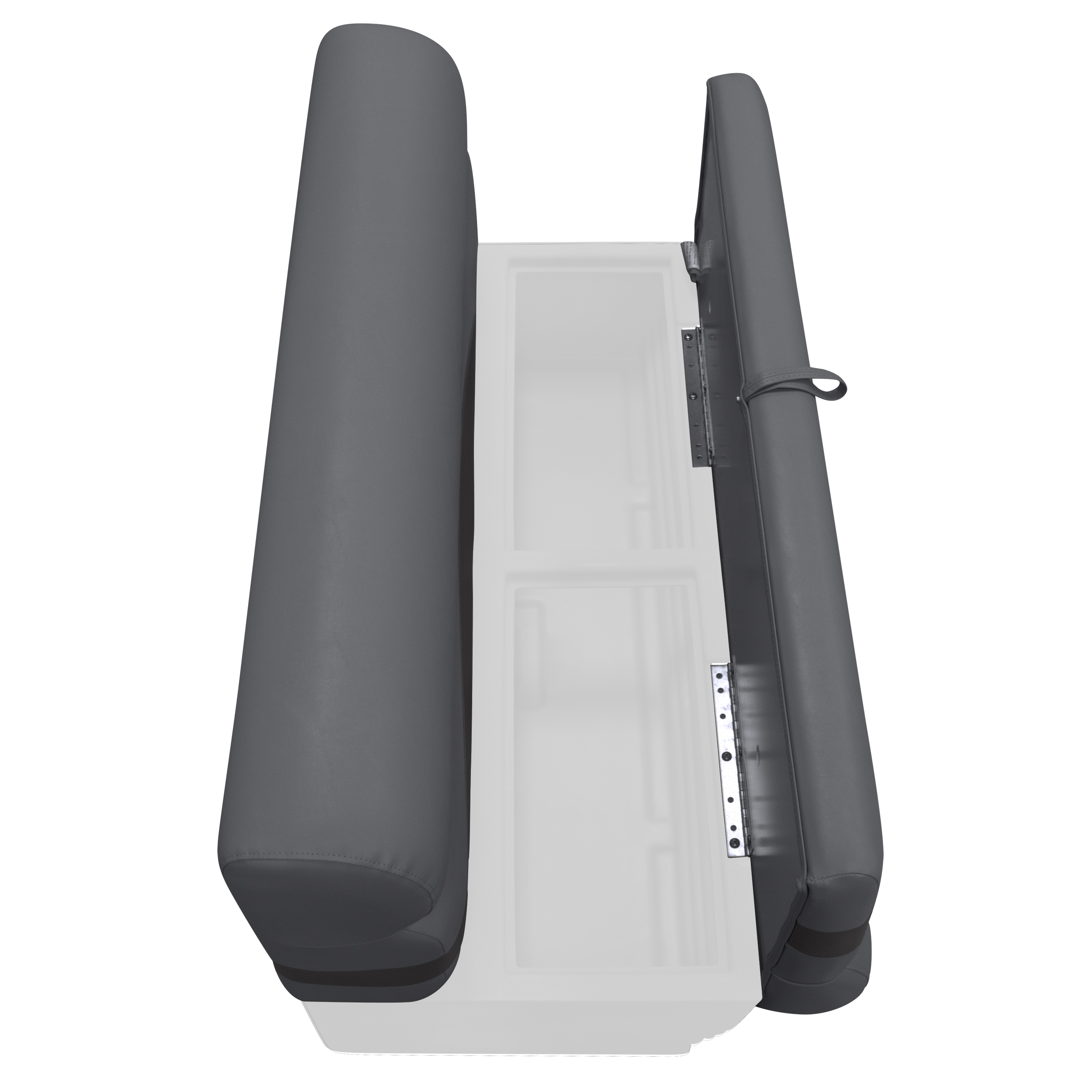 Wise BM1145-1890 Premier Series Pontoon 50″ Bench Cushion Set – Slate / Dark Neutral