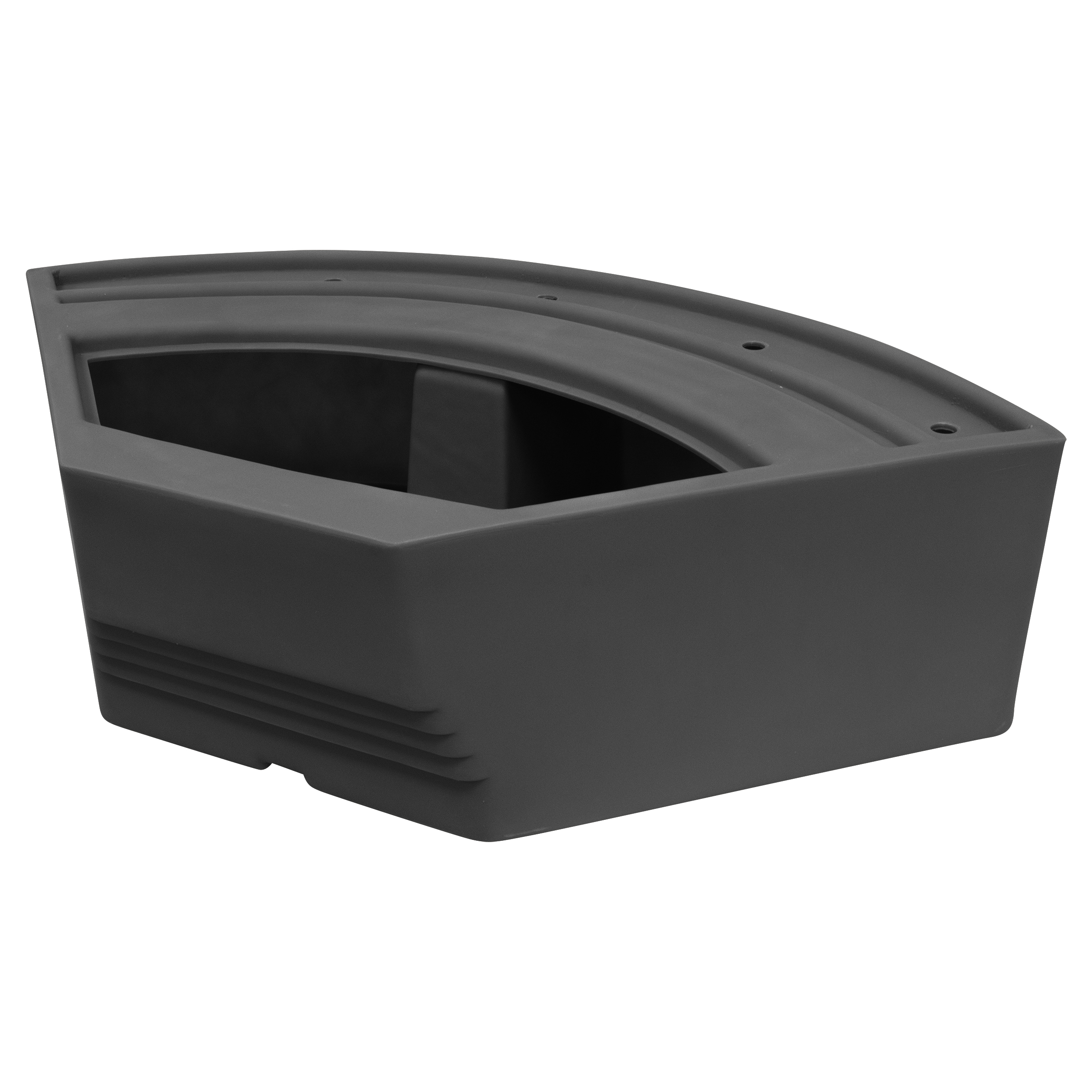 Wise BM1146-1B-890 Premier Series Pontoon 32″ Bow Radius Corner Seat Base Only, Slate