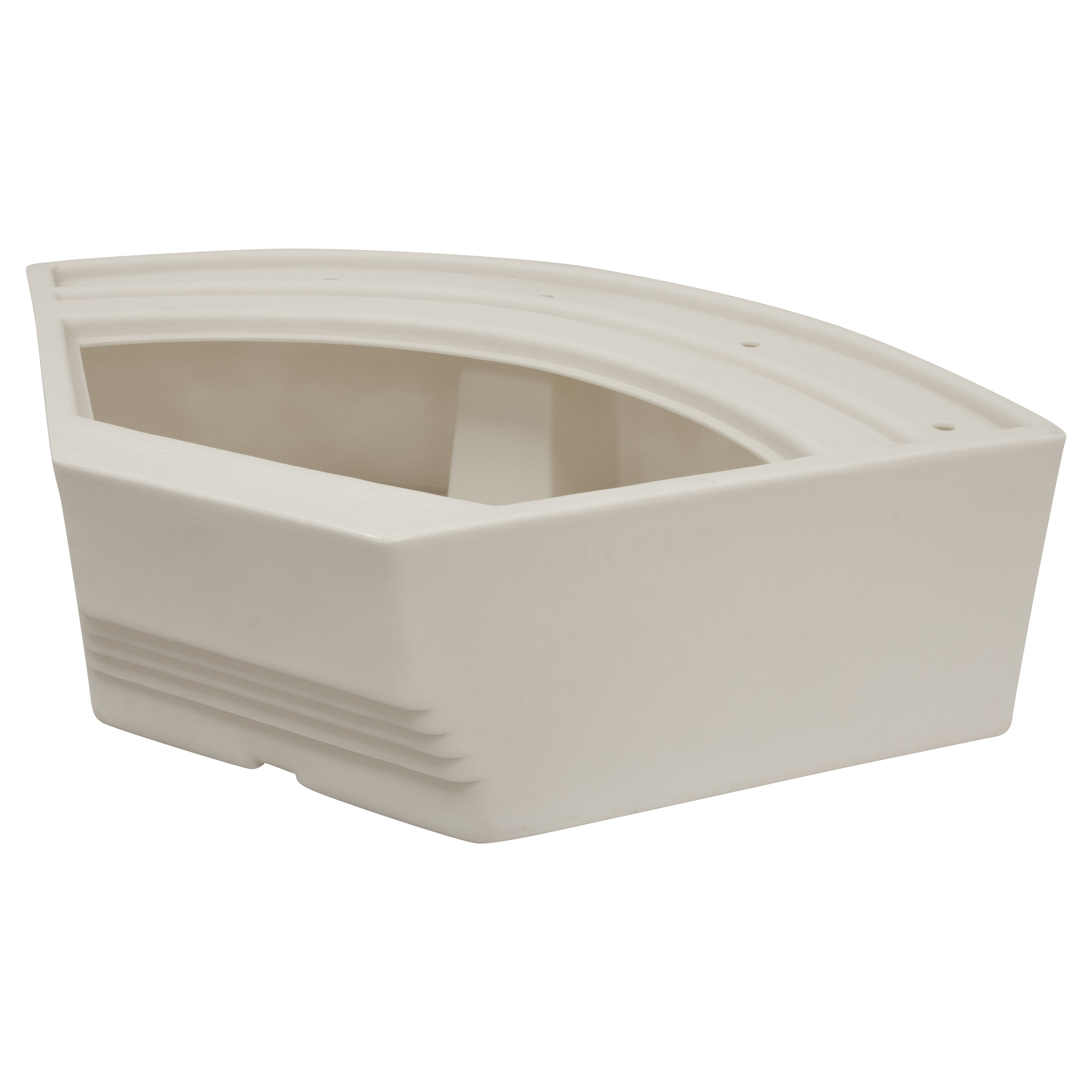 Wise BM1146-1B-990 Premier Series Pontoon 32″ Bow Radius Corner Seat Base Only Platinum