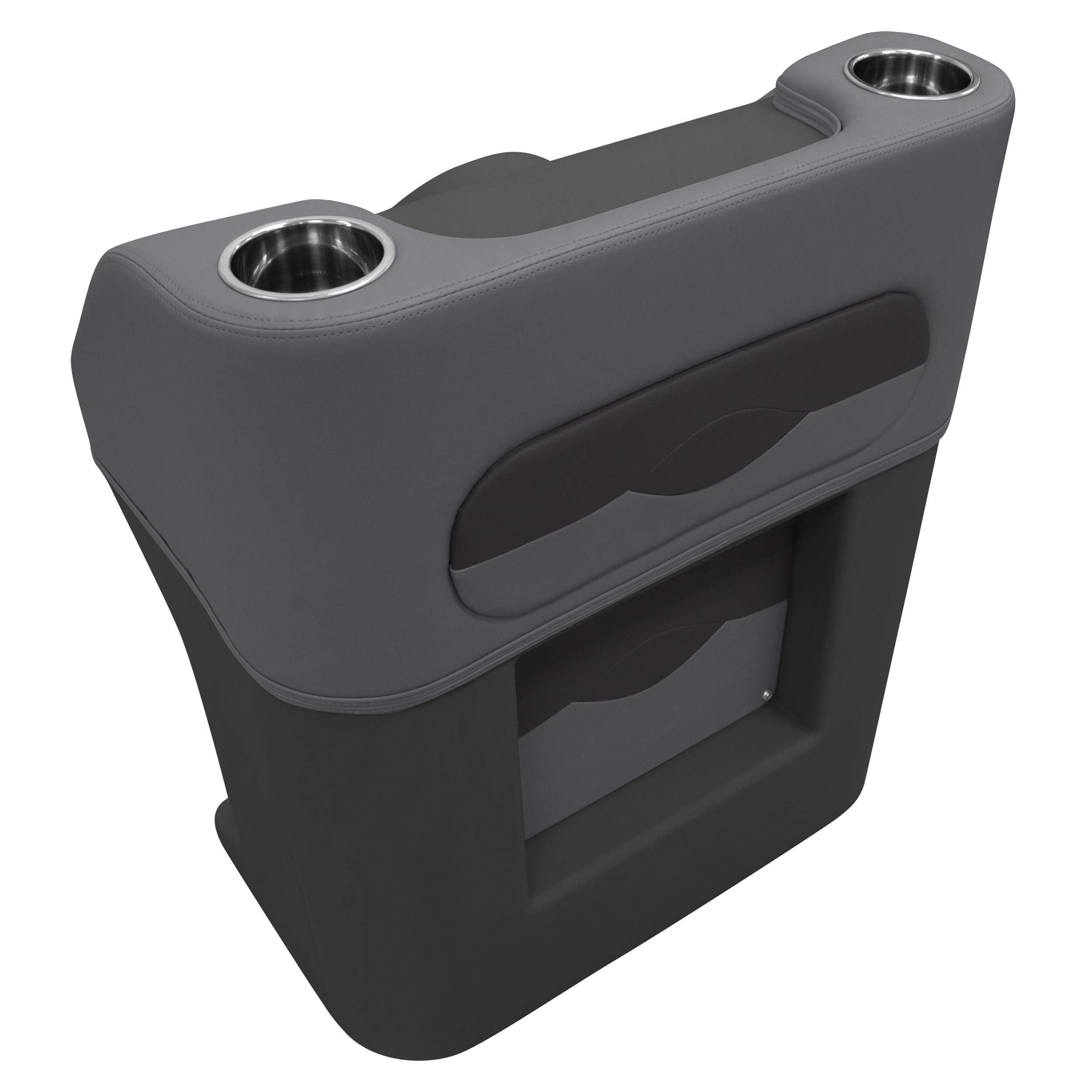 Wise BM1158-1890 Premier Series Pontoon Helm Steering Console, Slate / Dark Neutral