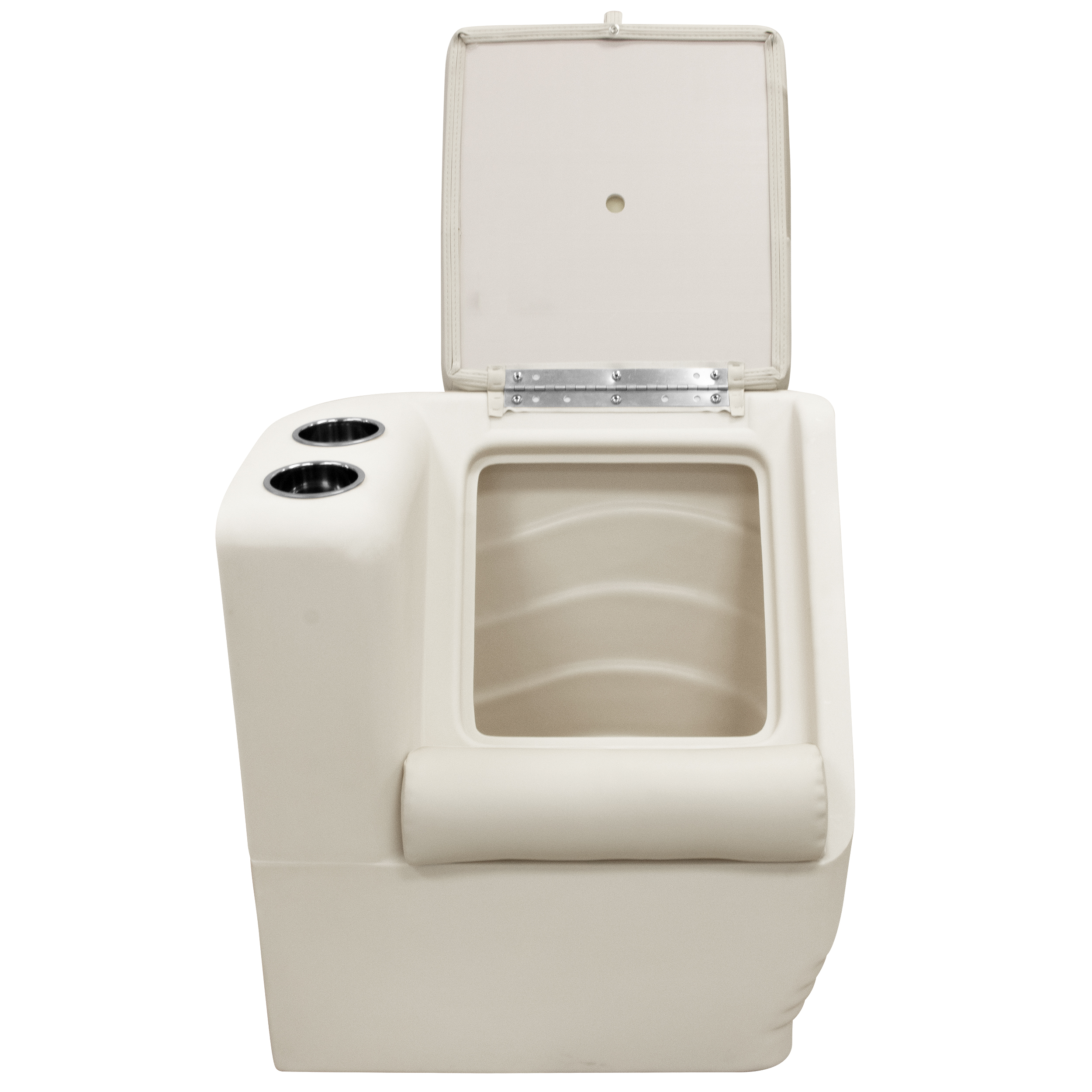 Wise BM13006L-1066 Premier Series Pontoon Lean Back Recliner – Left Radius Platinum / Mocha Java / Khaki