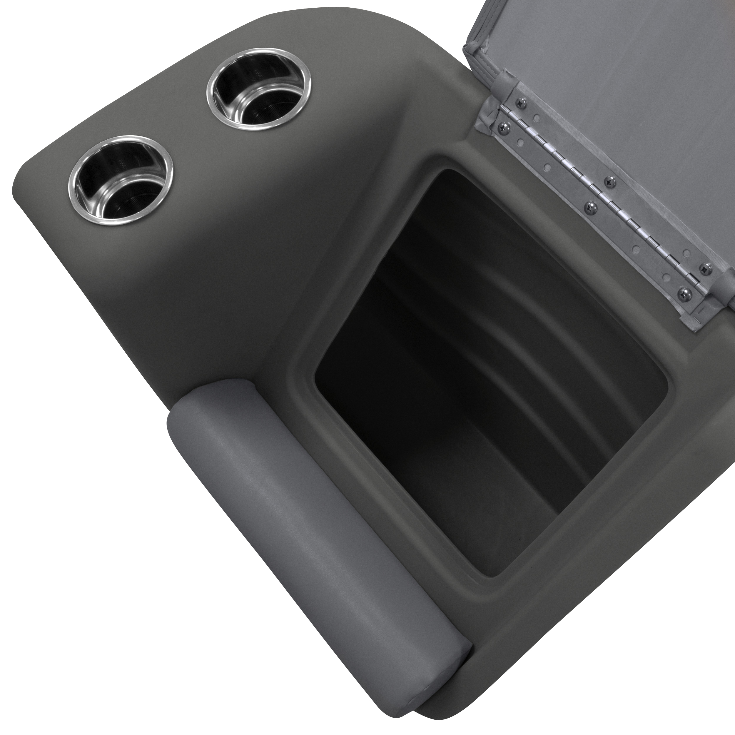 Wise BM13006L-1890 Premier Series Pontoon Lean Back Recliner – Left Radius, Slate / Dark Neutral